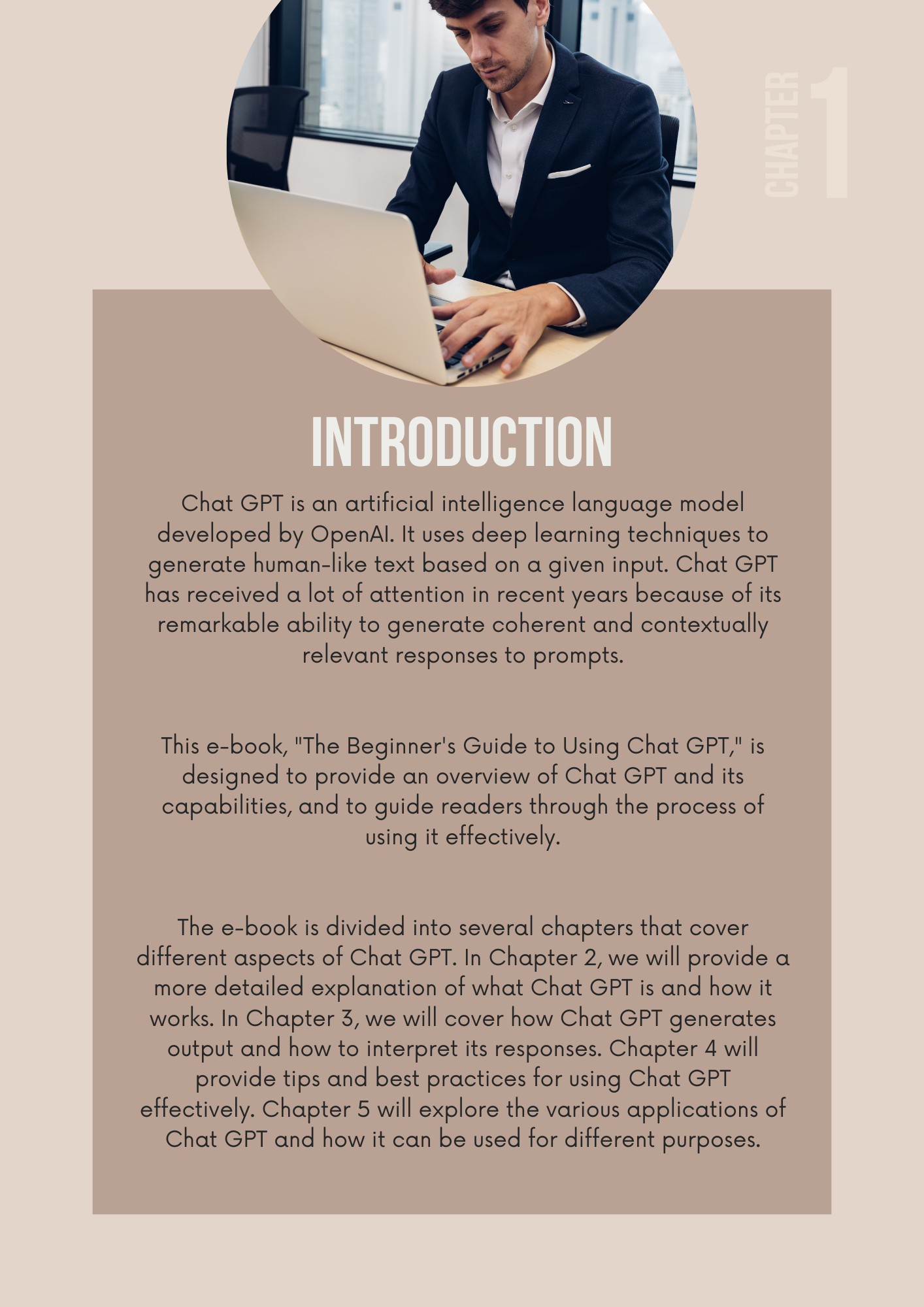 Beginners Guide to Using ChatGPT E-Book Editable Canva Template Learning