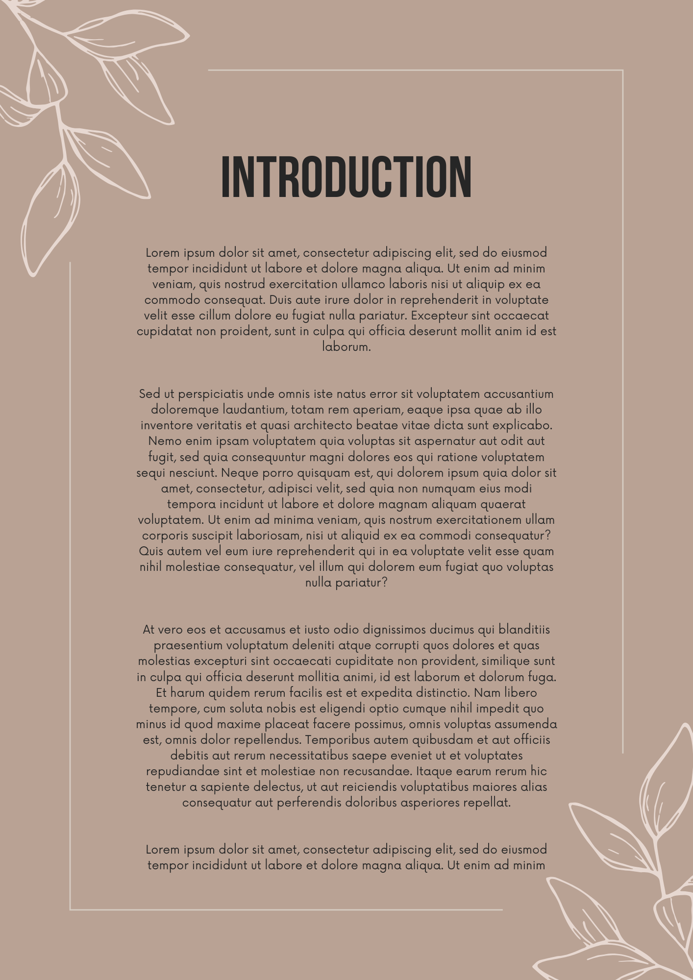 E-Book Template A4 Editable Canva Design for Professional Use Authors