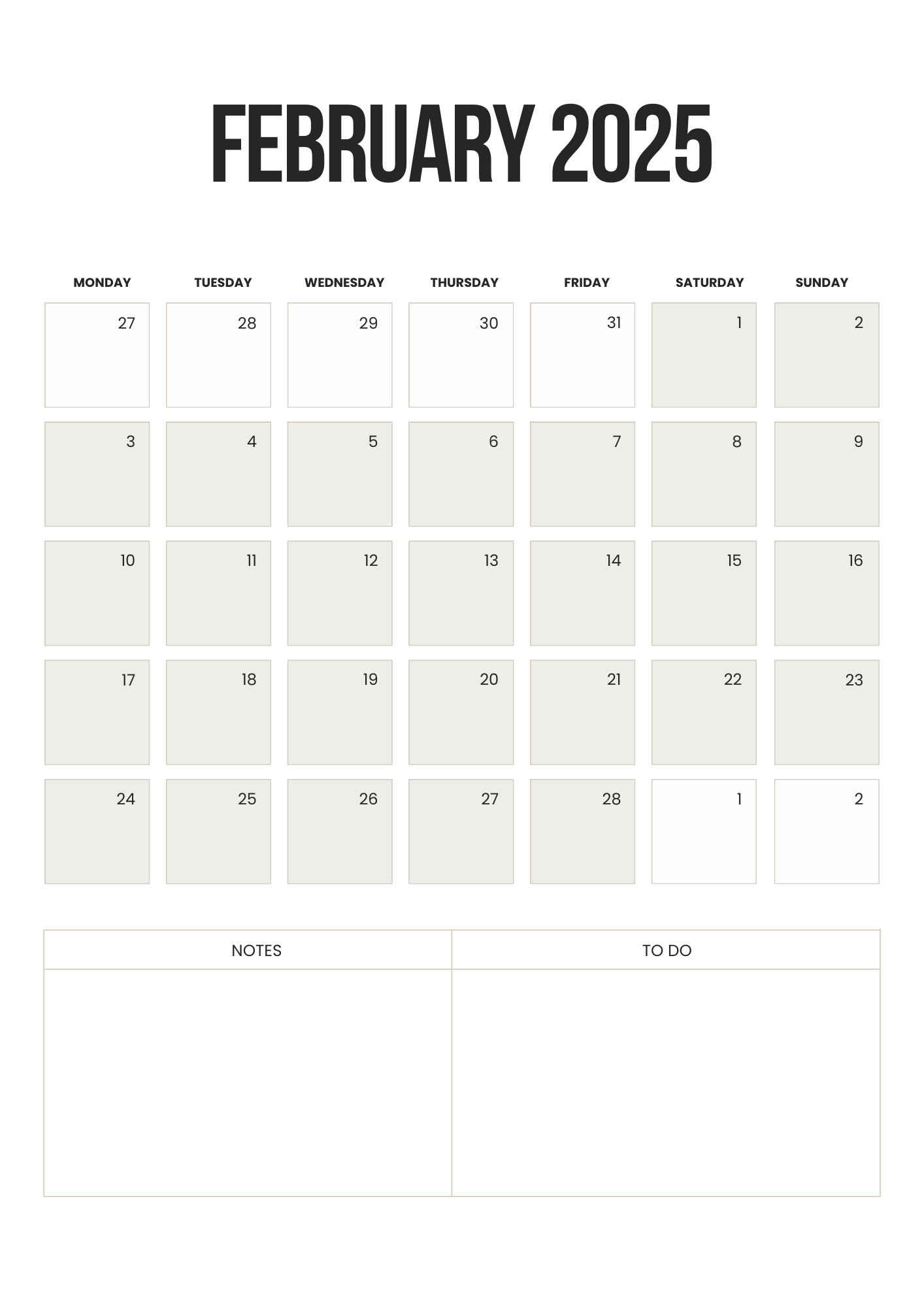 Calendario 2025 imprimible | Planificador mensual, semanal y anual | PDF tamaño carta A4