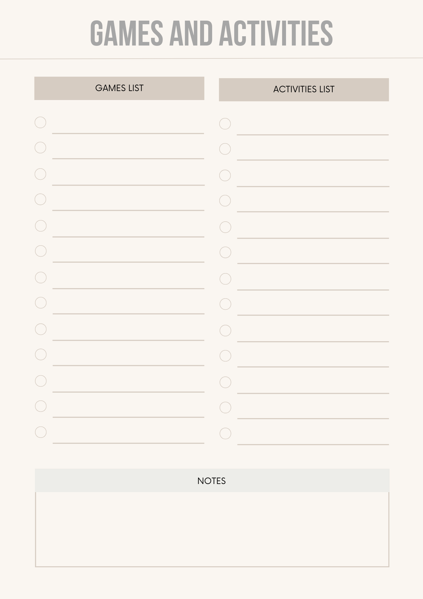 Birthday Party Planner Editable Canva Template for Event Organization