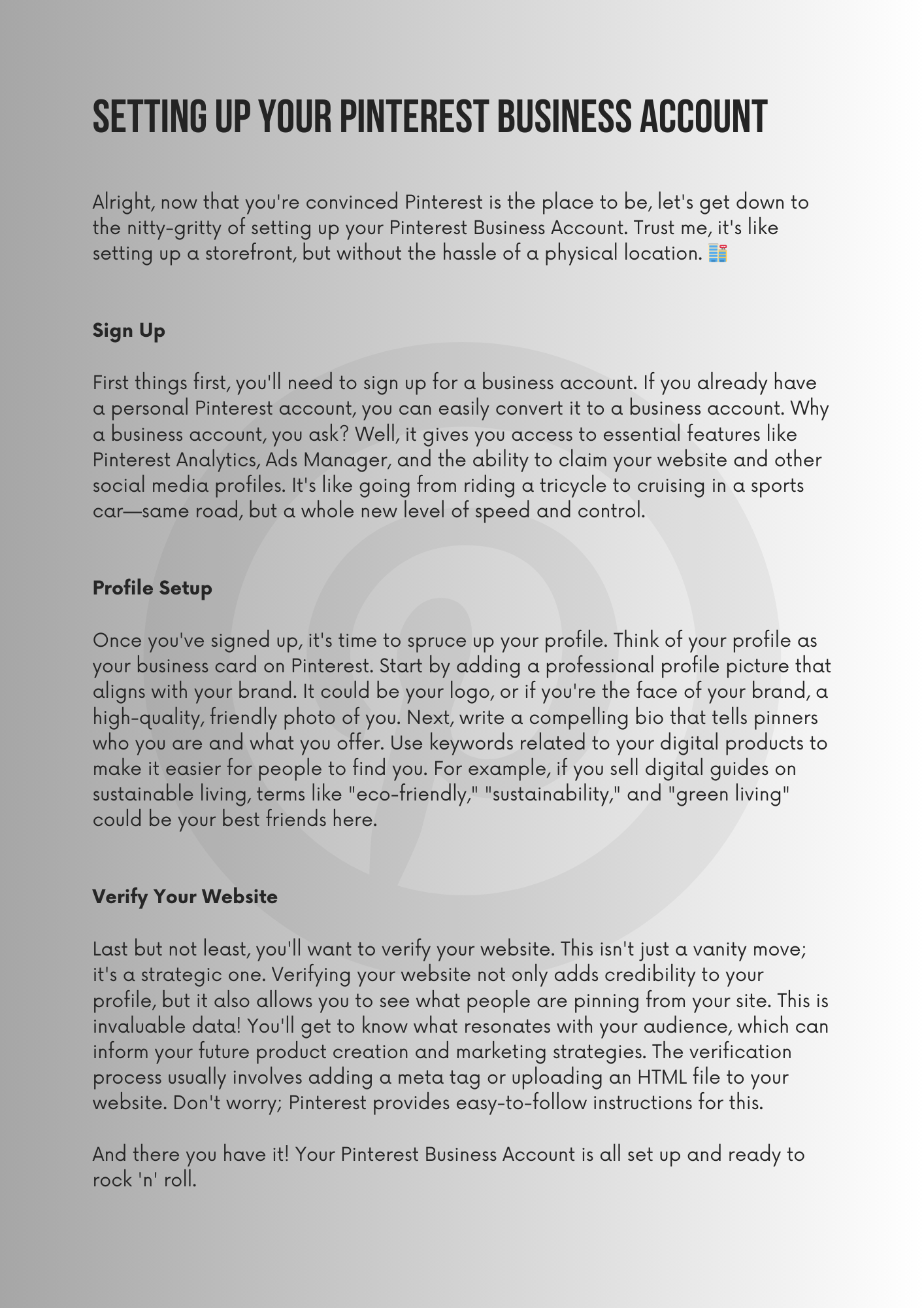 Canva Free Editable A Beginner's Guide to Pinterest Marketing Template