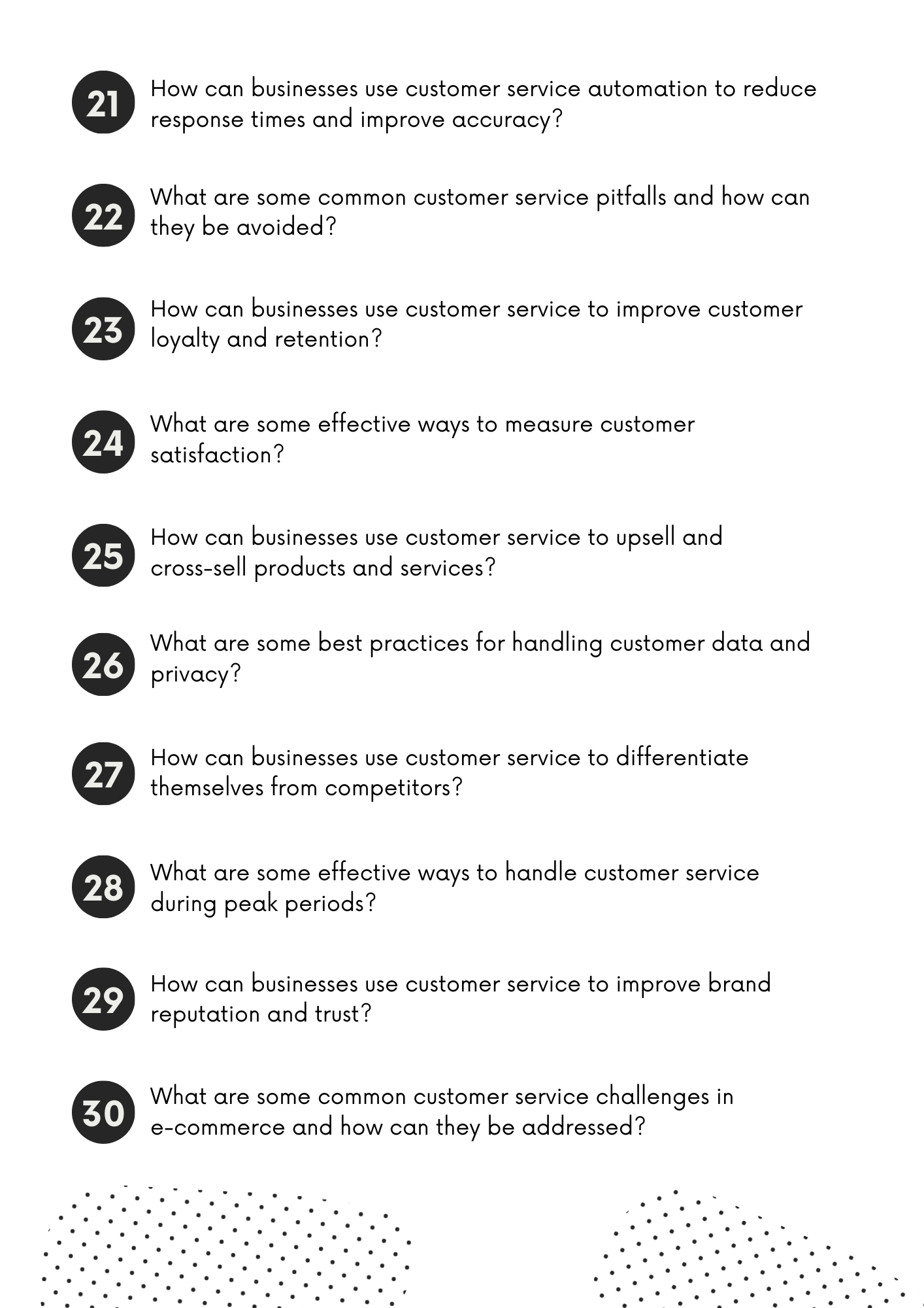 ChatGPT Power Prompts for Customer Service and Support Canva Free Editable Template