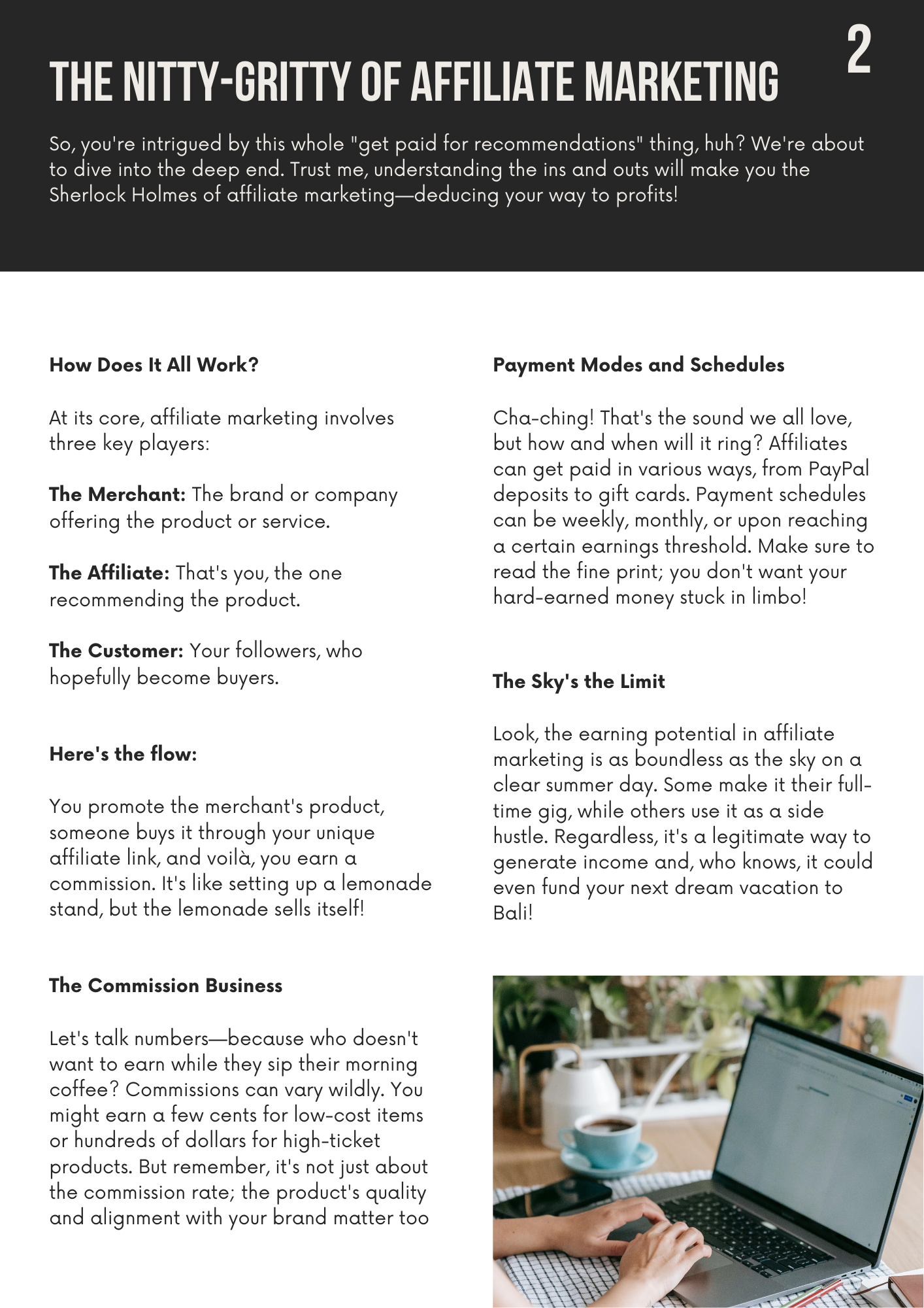 Canva Free Editable Your Guide to Affiliate Marketing Template