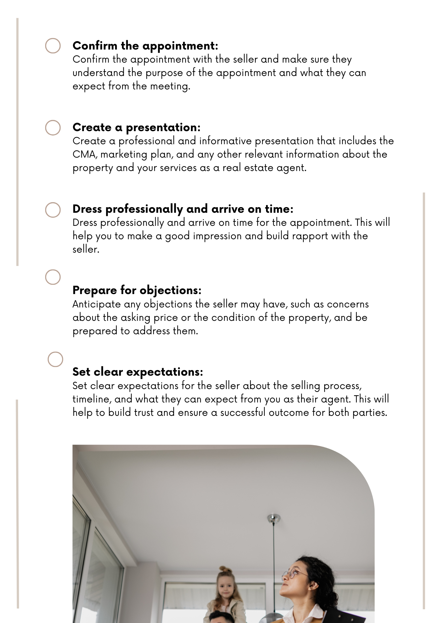 Real Estate Agent Checklists Editable Canva Template for Property Managers