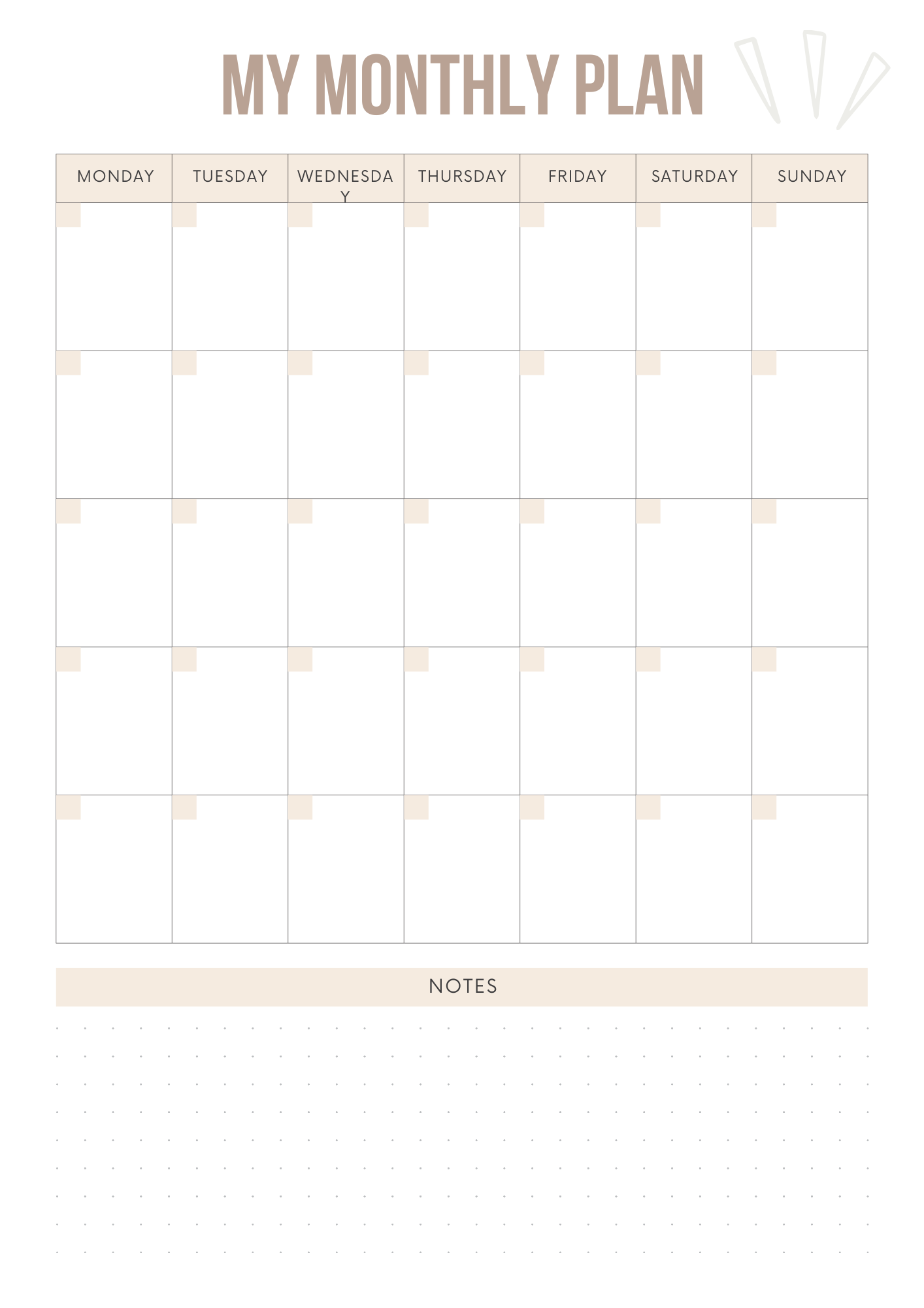Canva Free Editable Kids ADHD Planner Template
