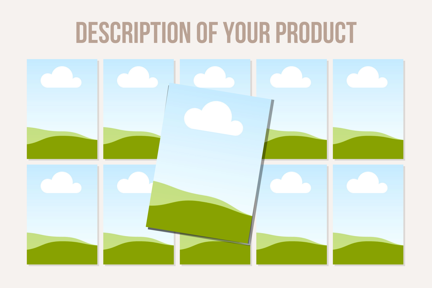 Etsy Thumbnail Mockups Editable Canva Templates for Listing Design