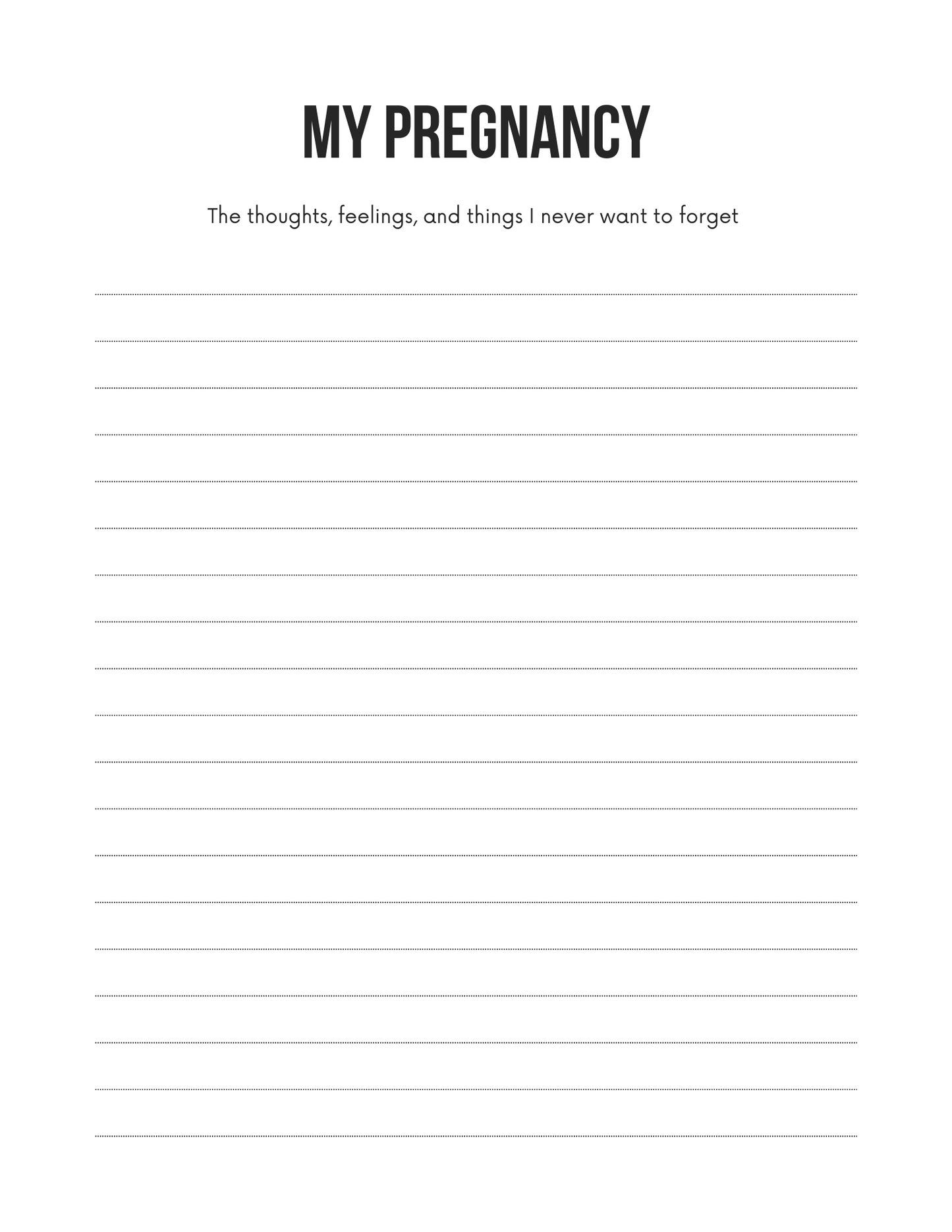 My Baby Memory Book Editable Canva Template for Parents Keepsake