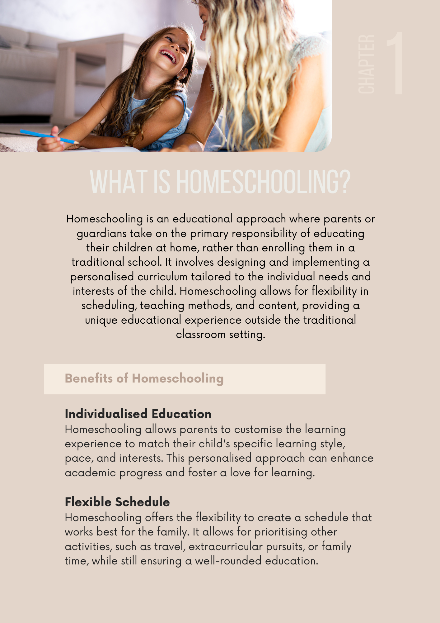 Homeschooling 101 E-Book Editable Canva Template for Parents Learning