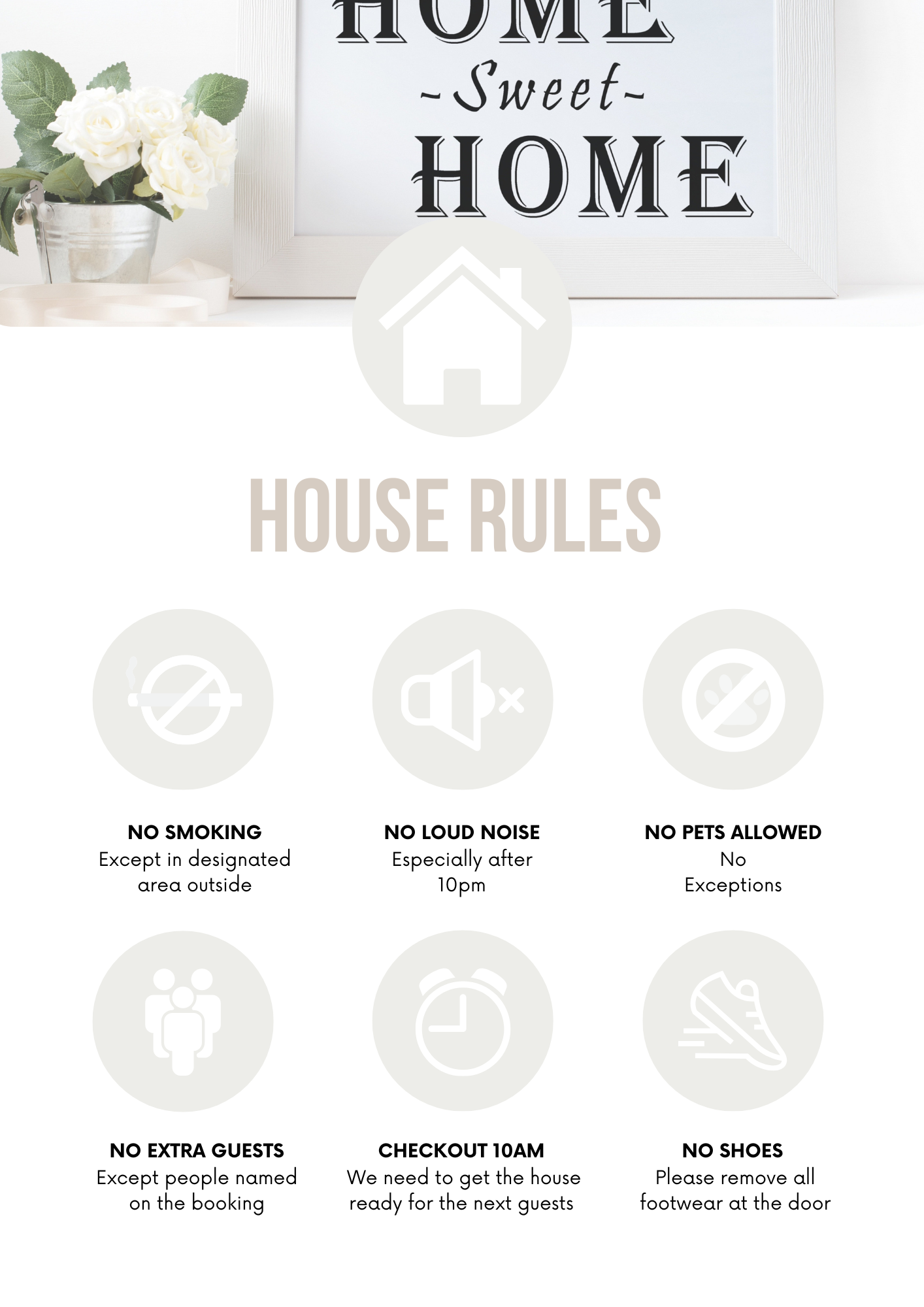 Host Welcome Pack Editable Canva Template for Airbnb Guests Hospitality