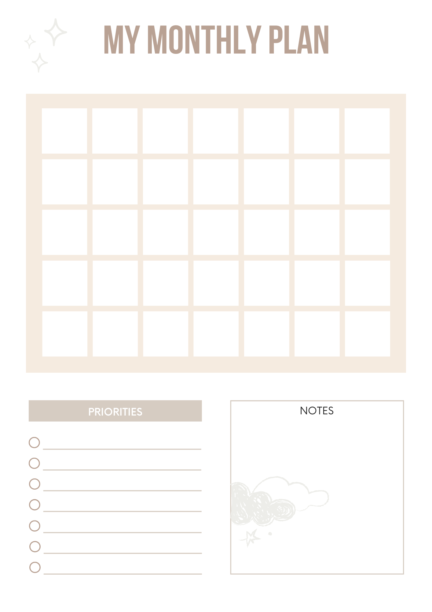 Canva Free Editable Kids ADHD Planner Template