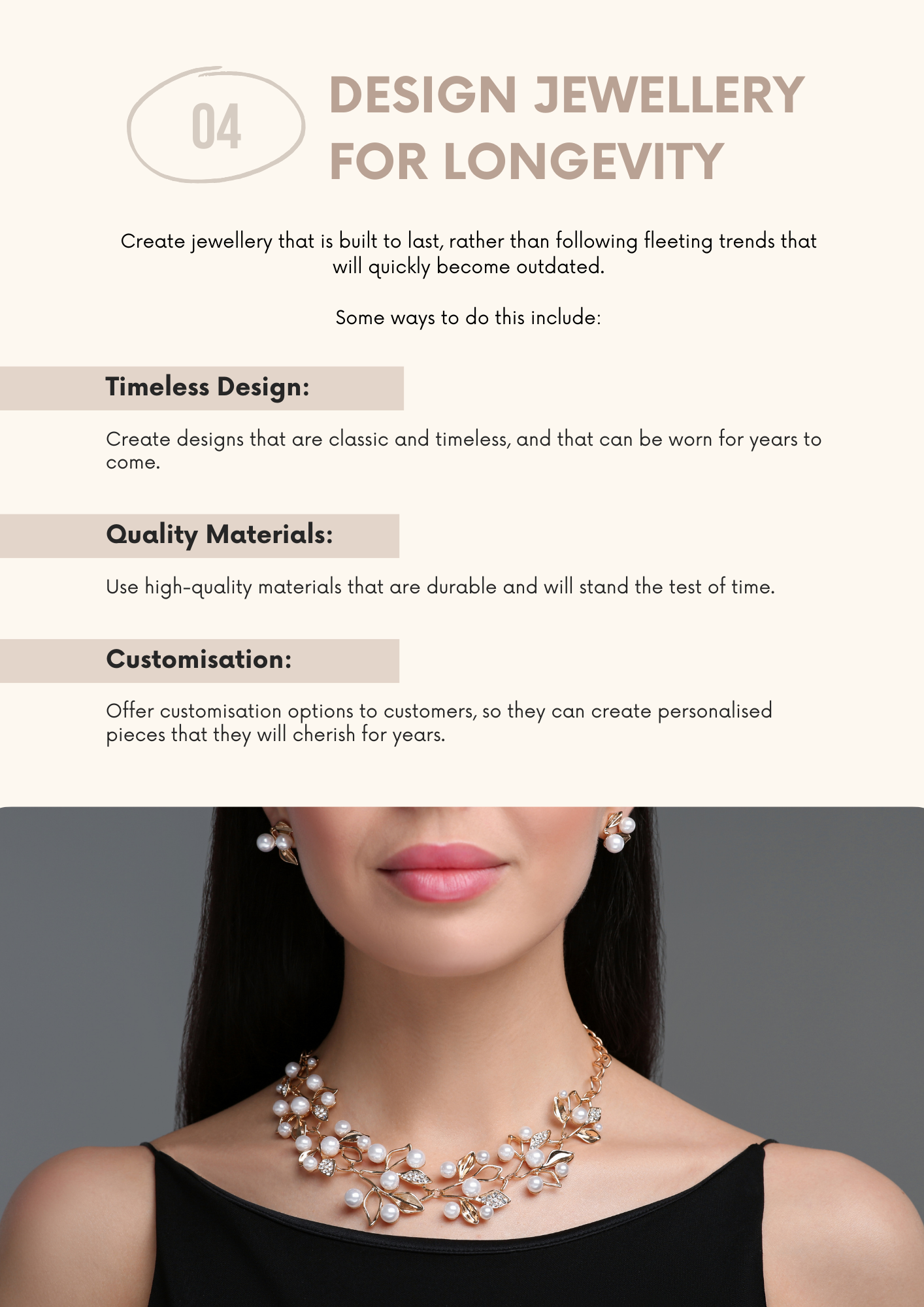 Ethical Sustainable Jewellery Production Canva Template for Craftsmen