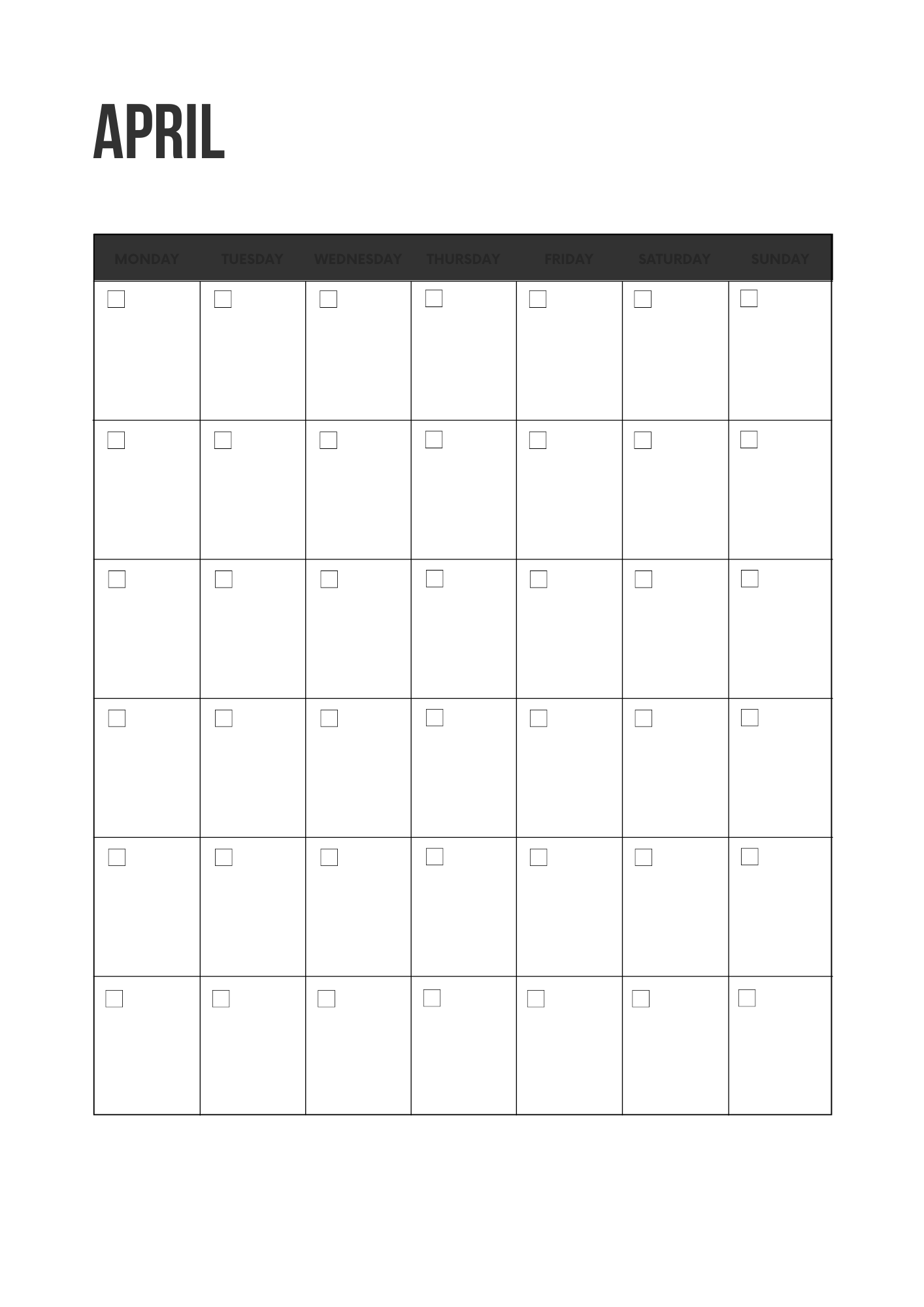 Yearly Calendar Undated Canva Free Editable Template