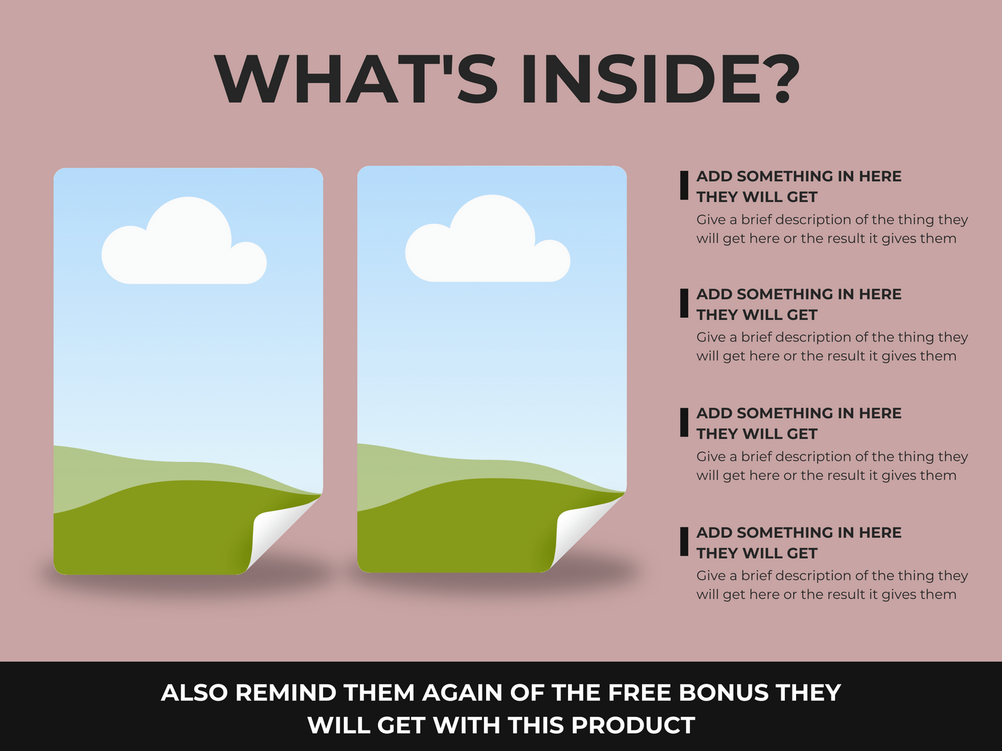 Etsy Creatives Mock-Ups Flyers Posters Cards