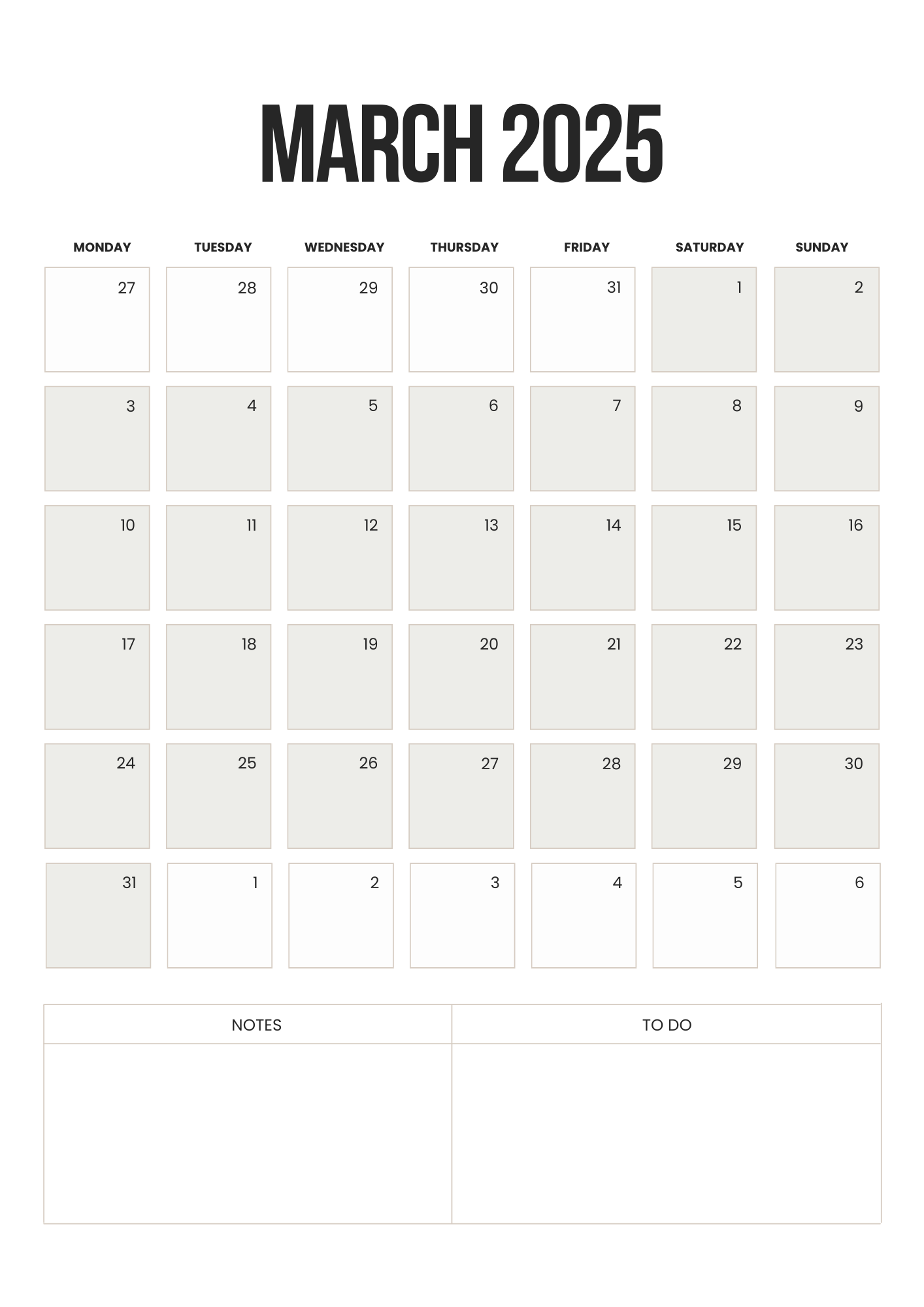 Calendario 2025 imprimible | Planificador mensual, semanal y anual | PDF tamaño carta A4