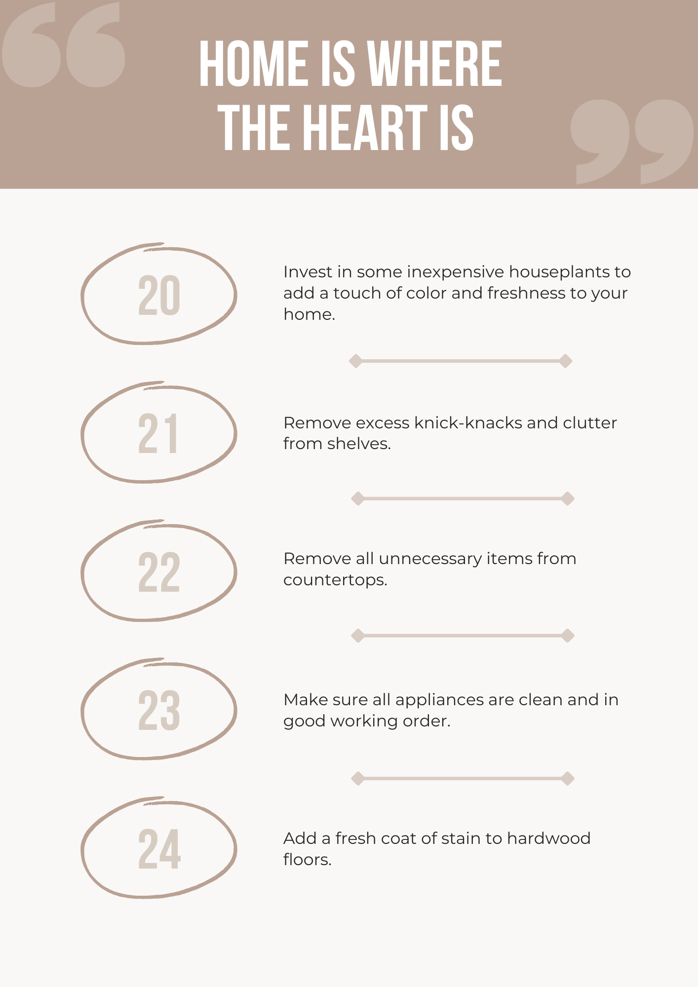 50 Tips For Staging your Home on a Budget