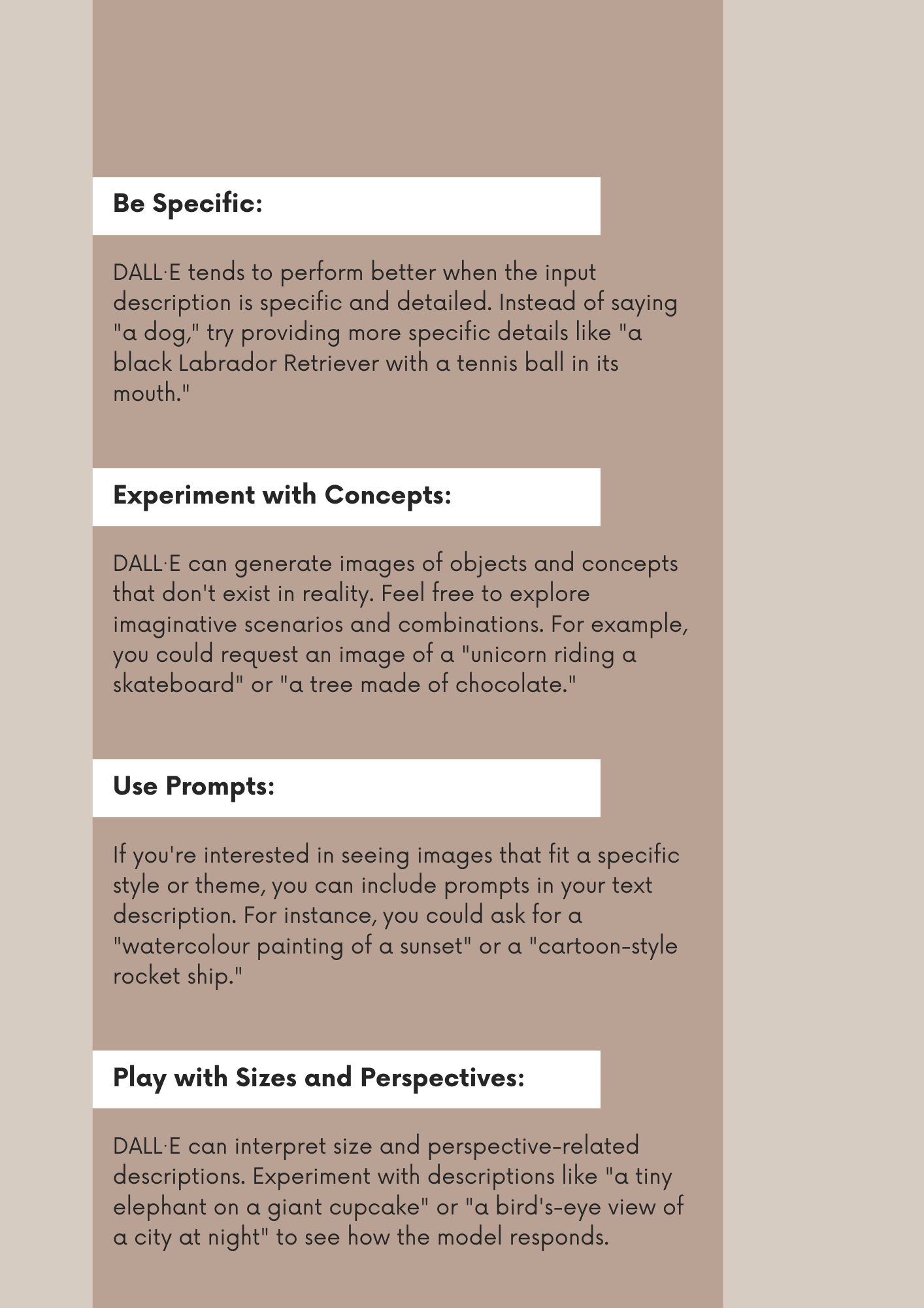 Mini Guide to Using DALL-E Editable Canva Template AI Art Generation