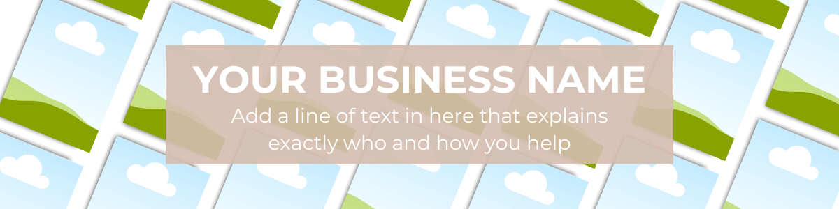 Etsy Shop Banners Editable Canva Template for Storefront Design