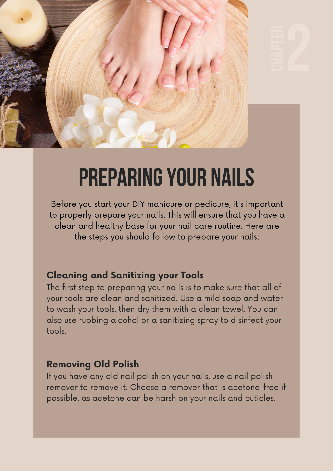 Plantilla editable de Canva para salón de uñas DIY (libro electrónico) para emprendedores