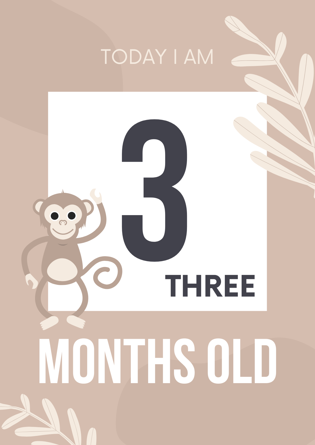 Baby Milestone Cards Editable Canva Template for New Parents Gifts
