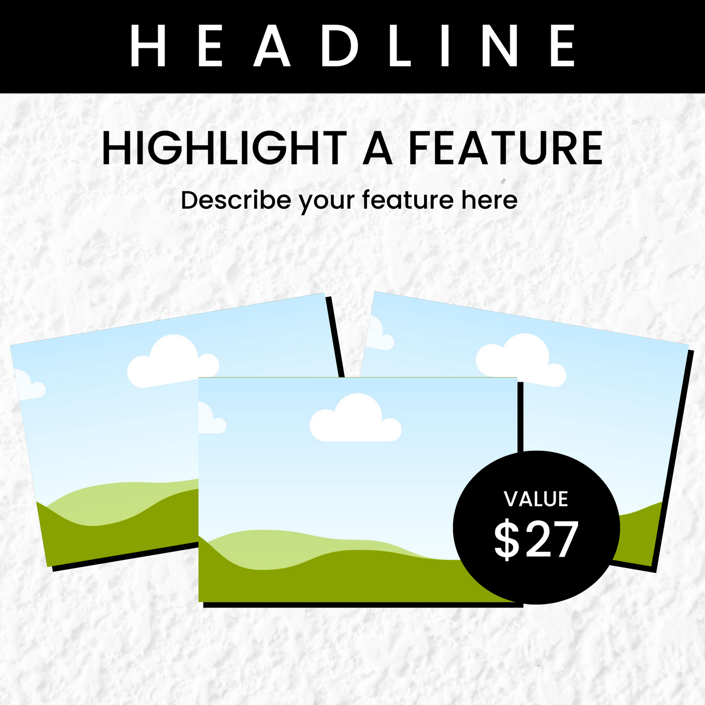 40 Digital Product Mockups Editable Canva Template for Designers