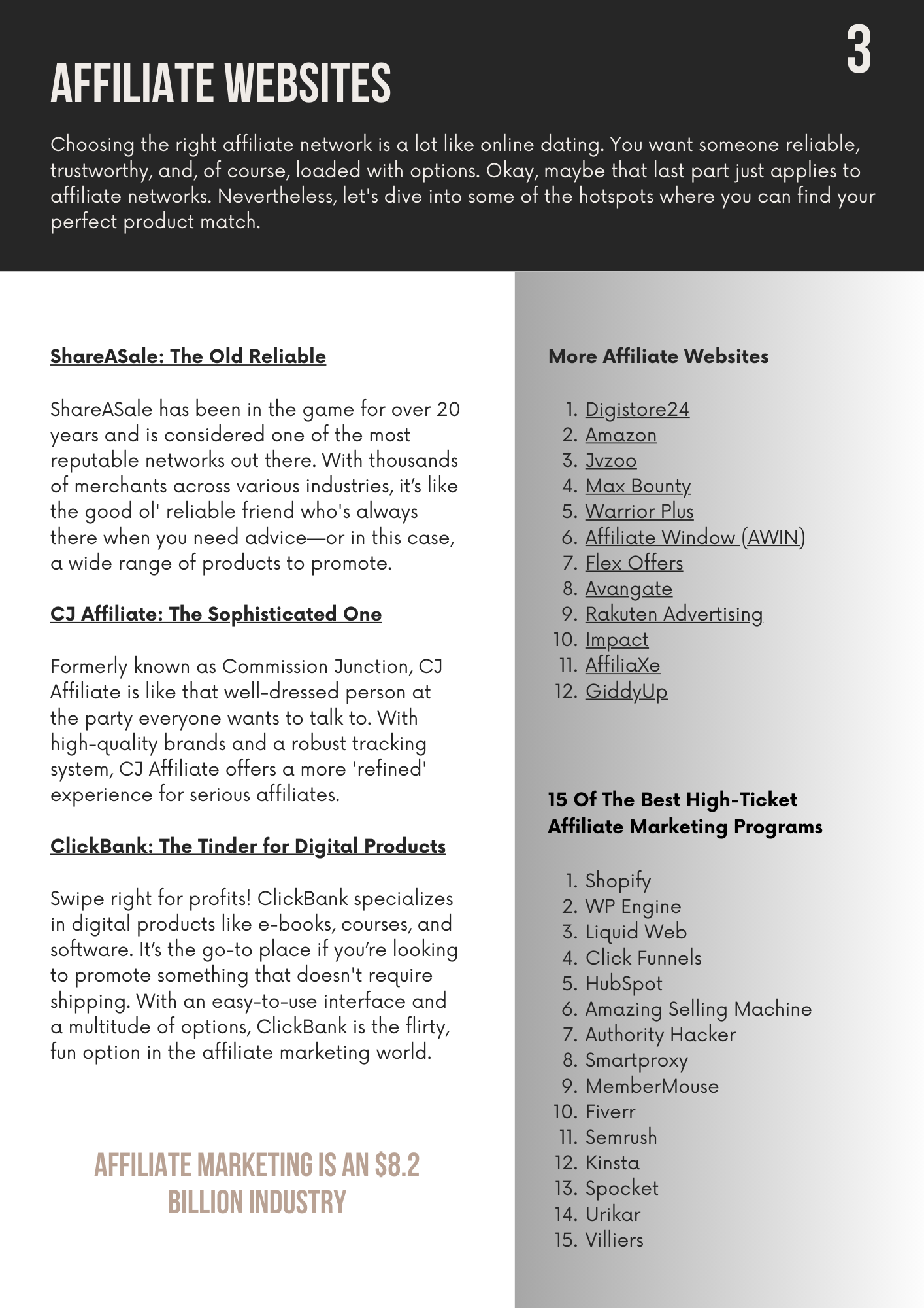 Canva Free Editable Your Guide to Affiliate Marketing Template