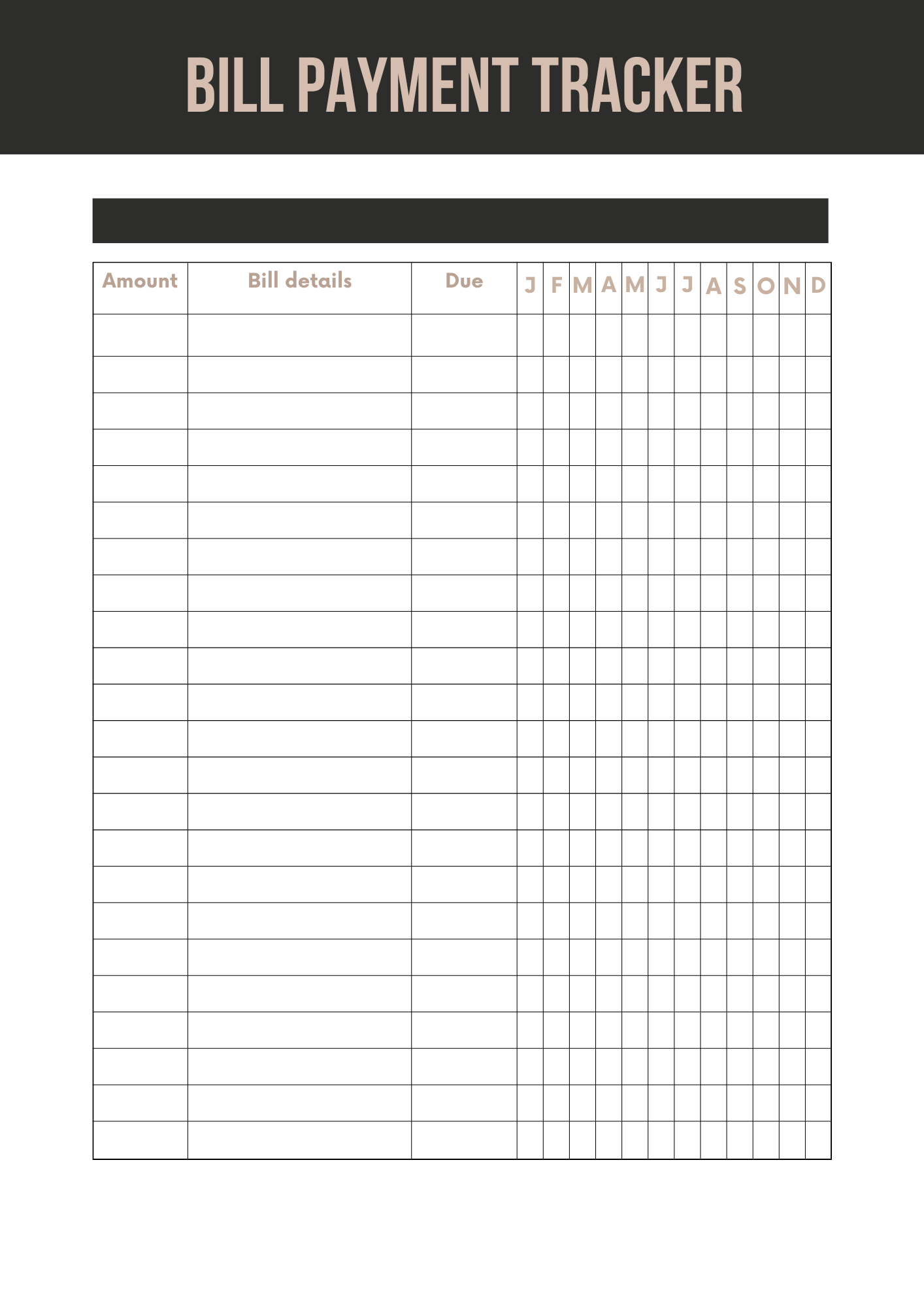 Financial Planner Editable Canva Template for Budget Management Success