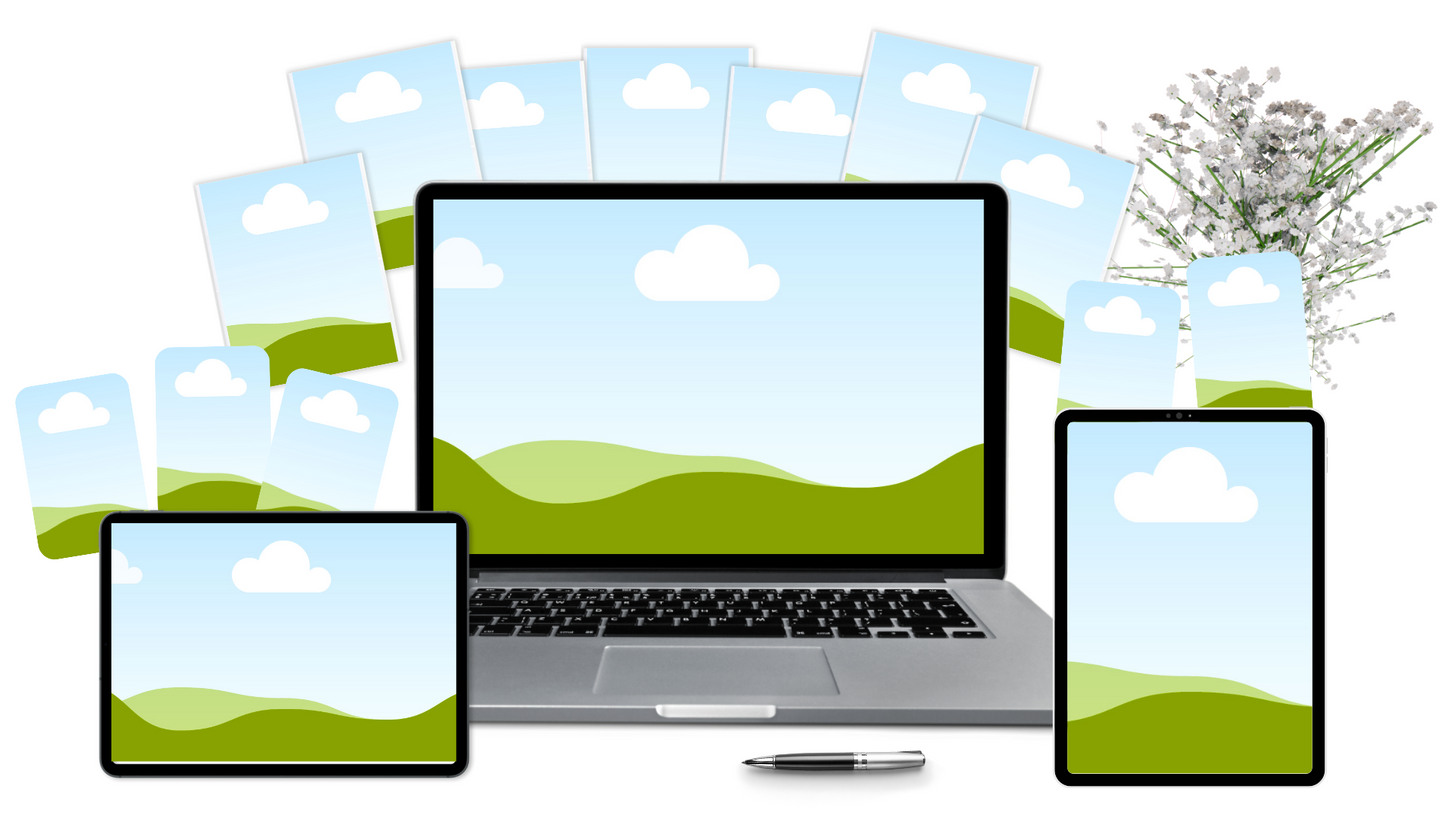 Product Sales Scenes Digitally Inspiring Editable Canva Template Marketing
