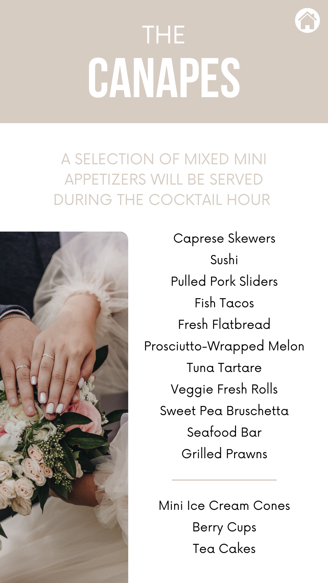 Wedding Itinerary for Guests Mobile Editable Canva Template Events