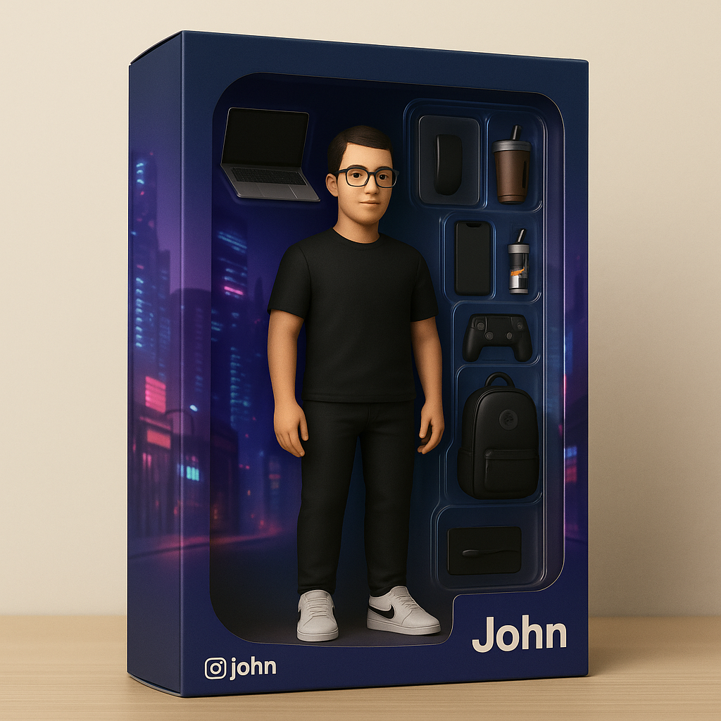 Custom Action Figure Portrait | Digital Download + Optional T-Shirt Print | Personalized Viral Gift | TikTok Trends