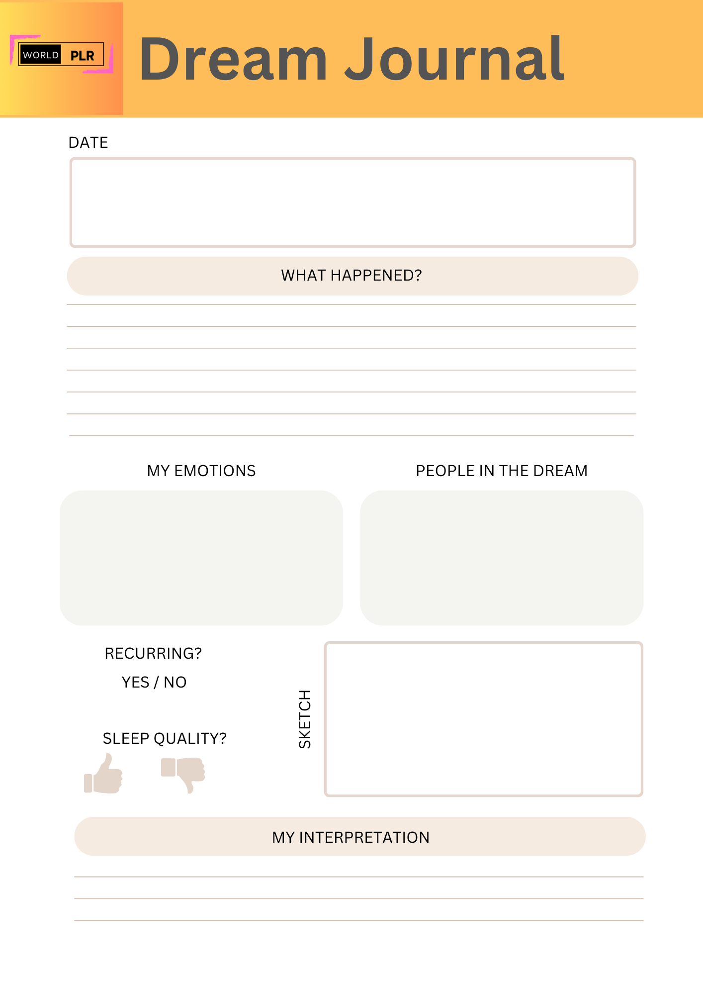 Dream Journal