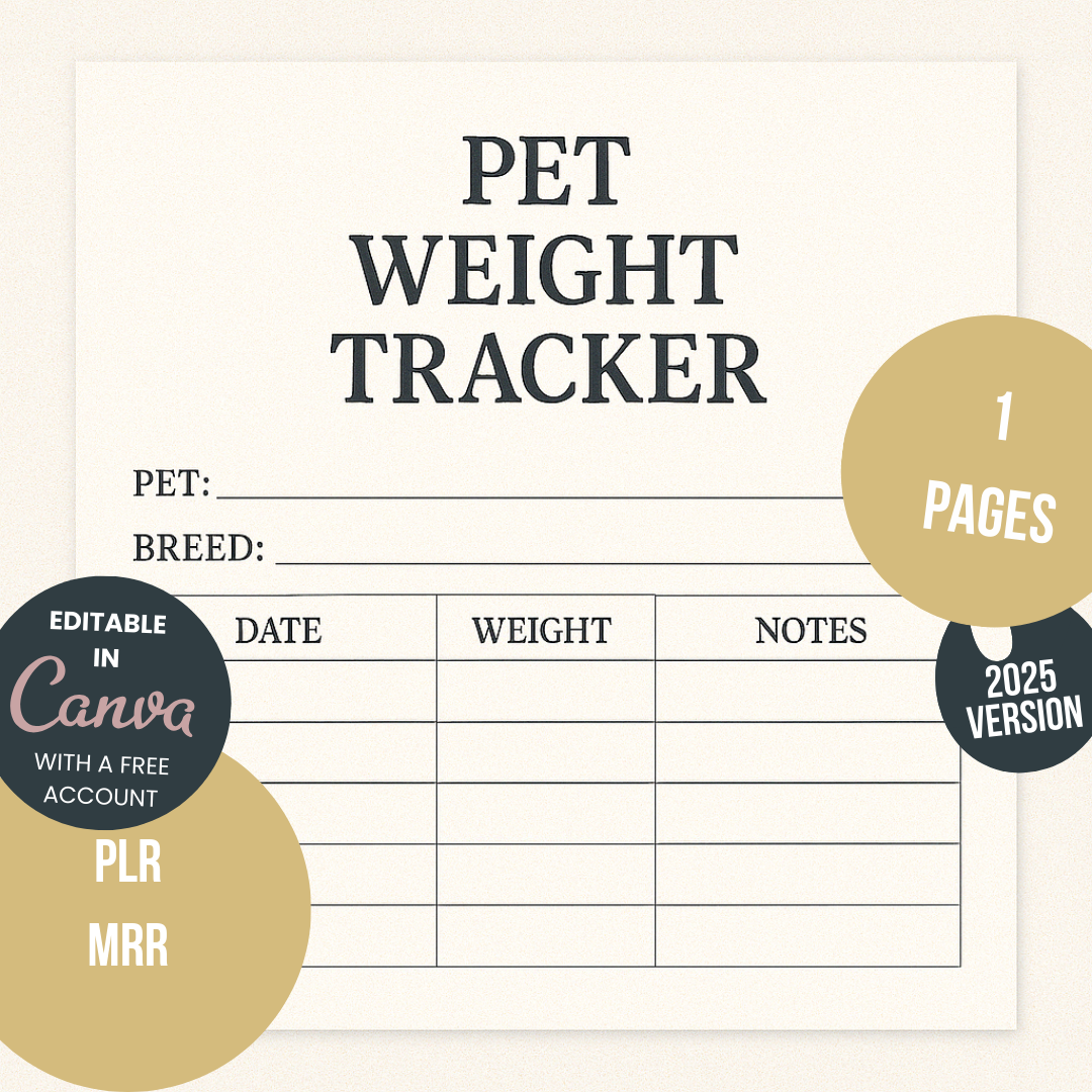 Pet Weight Loss Tracker