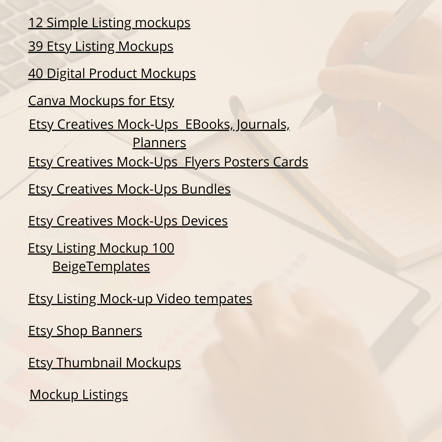 Mockup Bundle Canva for Etsy and your business – PLR-MRR 648 Unique Templates to Elevate Your Digital Product Sales on Etsy and Beyond!
