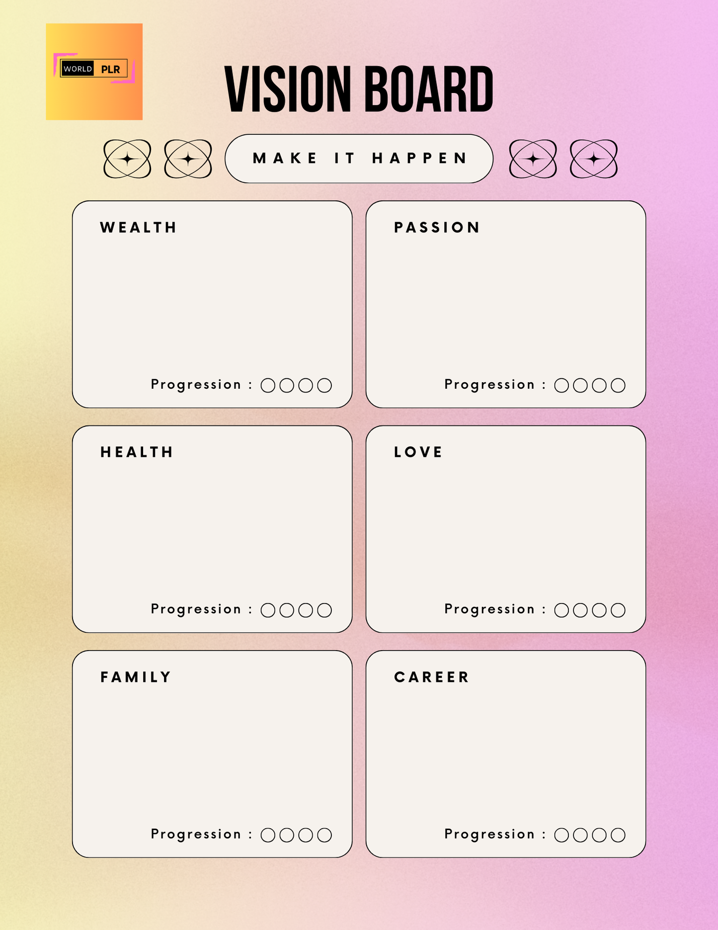Vision Bord Plan