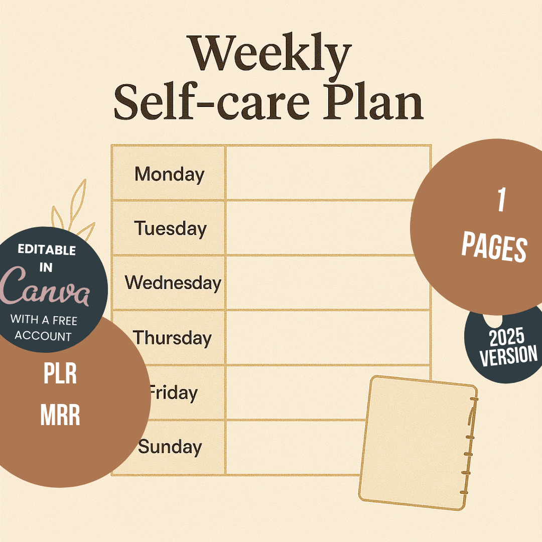 Weekly Self-care Plan