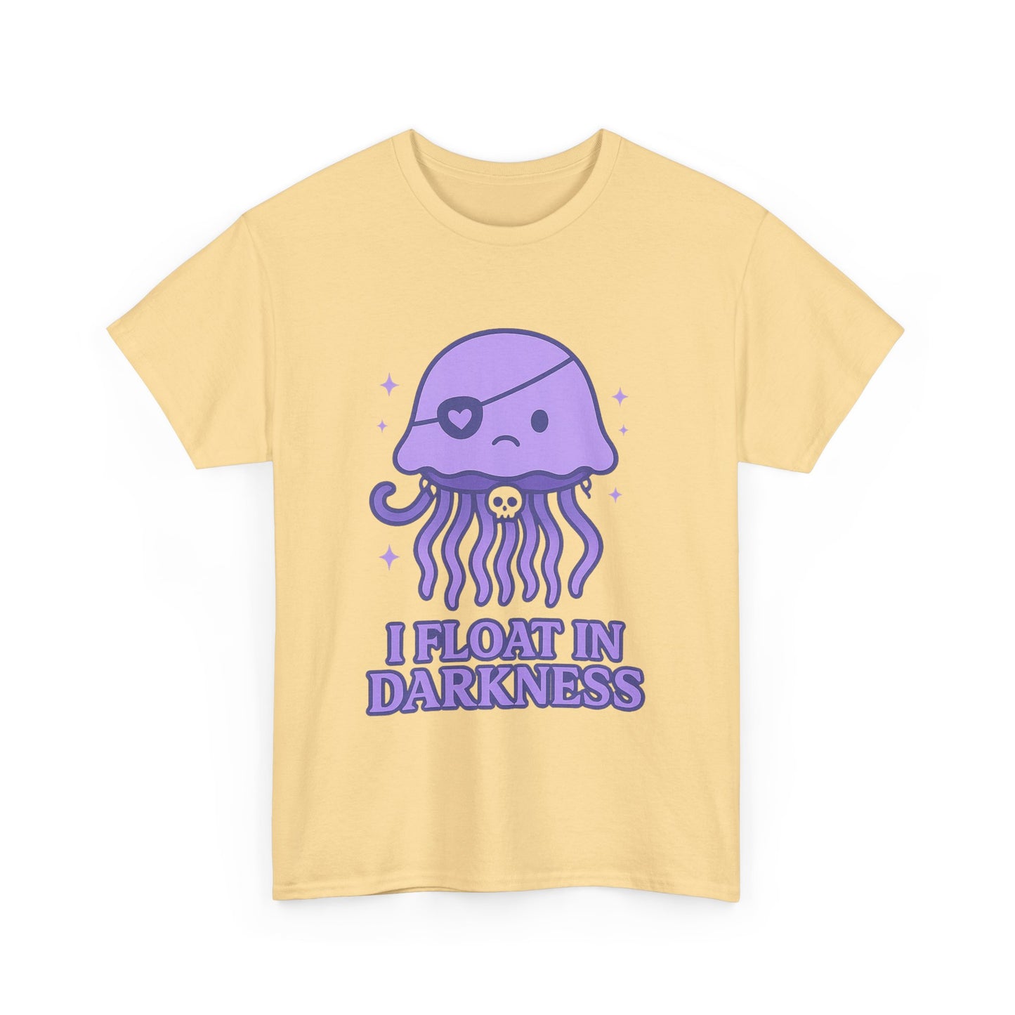 I Float in Darkness Pastel Goth Kawaii Jellyfish T-Shirt Art