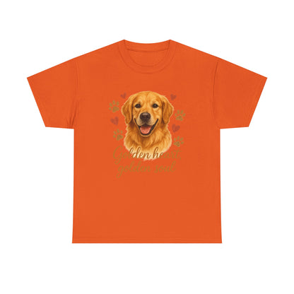 Golden Retriever Lover Shirt  Golden Heart Golden Soul Dog T-shirt