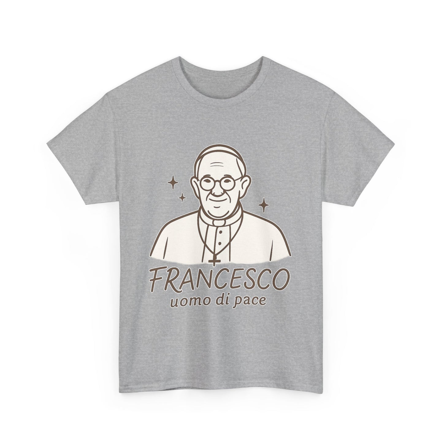 Francesco Uomo di Pace | Hand-Drawn Tribute Pope Francis Illustration