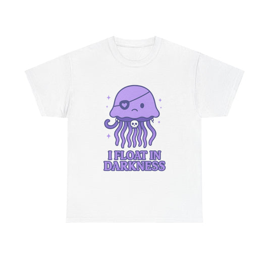 I Float in Darkness Pastel Goth Kawaii Jellyfish T-Shirt Art