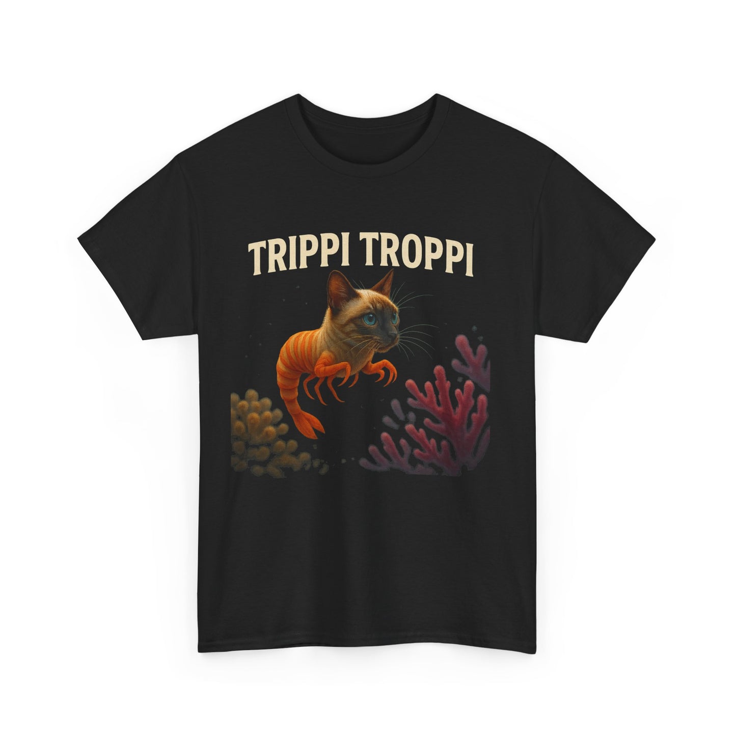 Trippi Troppi Cat Shrimp Meme Funny Italian Brainrot Style Design