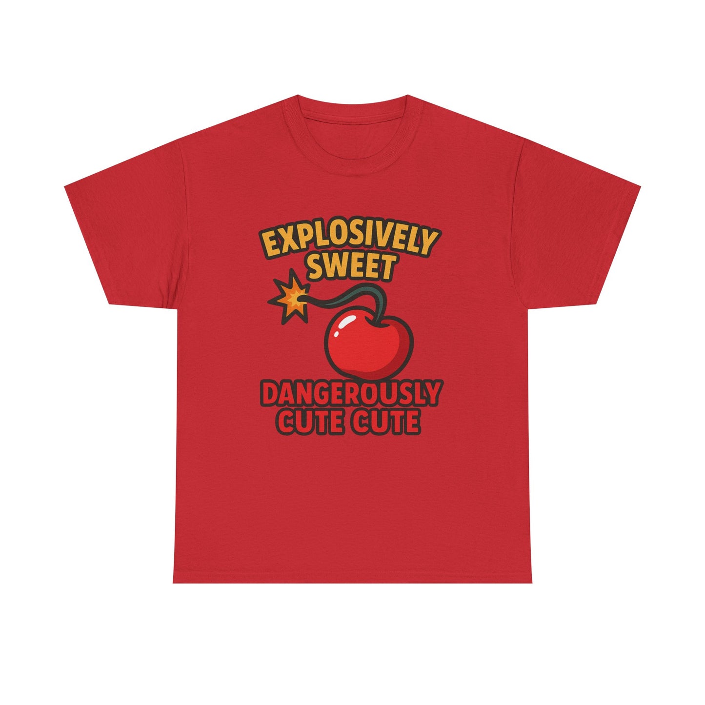 Explosively Sweet Dangerously Cute Design Art  Cherry Bomb Pop Cartoon Quote