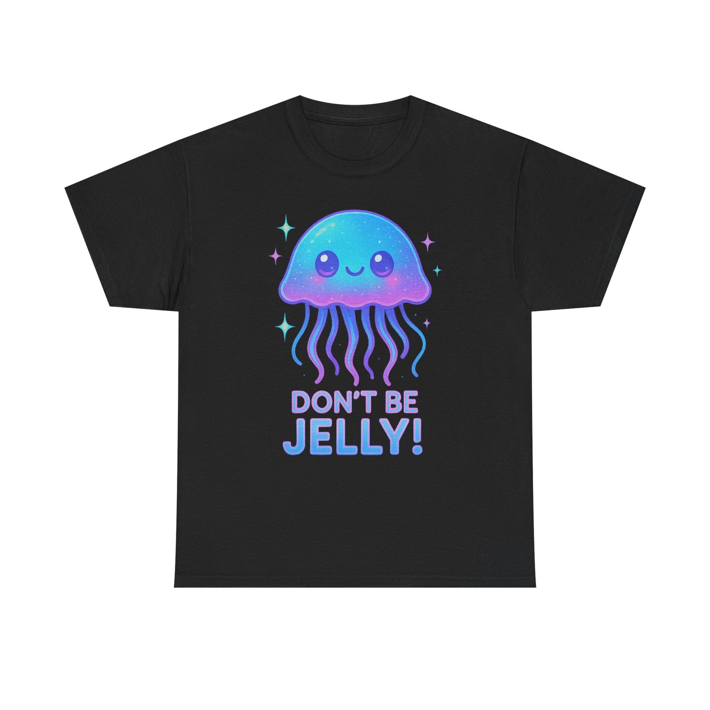 Don t Be Jelly Cute Neon Glow Jellyfish Kawaii T-Shirt Art