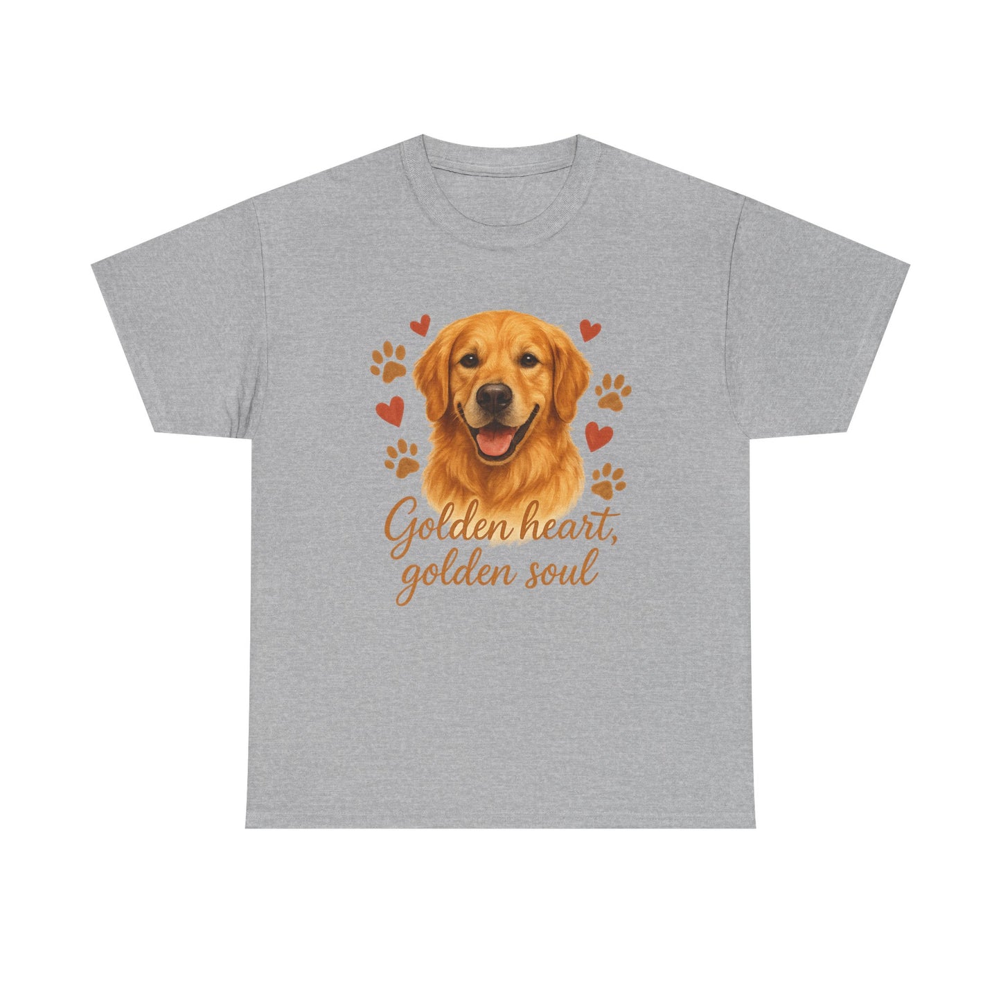Golden Retriever Lover Shirt  Golden Heart Golden Soul Dog T-shirt