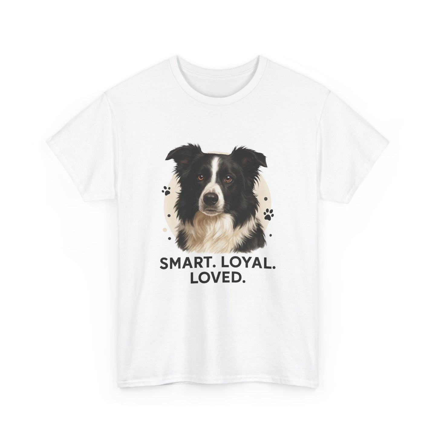 Border Collie Lover Shirt Smart Loyal Loved Dog Mom T-shirt