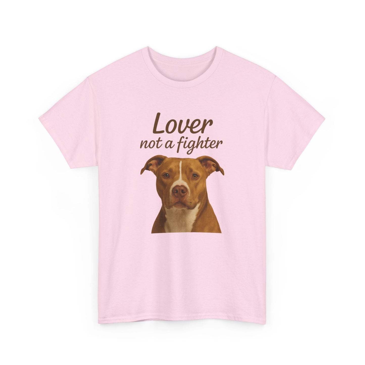 Pitbull Lover Shirt  Lover Not a Fighter Rescue Dog T-shirt