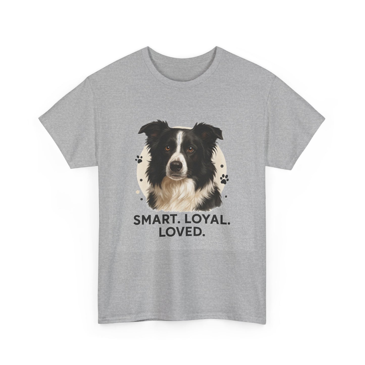Border Collie Lover Shirt Smart Loyal Loved Dog Mom T-shirt