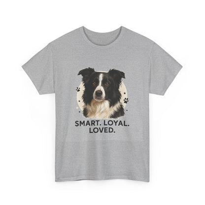 Border Collie Lover Shirt Smart Loyal Loved Dog Mom T-shirt