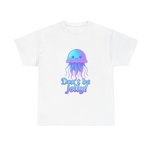 Don't Be Jelly Kawaii Neon Jellyfish Shirt Be Jelly Aesthetic Design