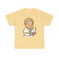 Kawaii Pope Francis with Dove Transparent Background Tribute Illustration