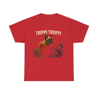 Trippi Troppi Cat Shrimp Meme Funny Italian Brainrot Style Design