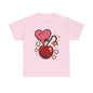 Cherry Bomb Heart Smoke Italian Design Art Pop Explosion Cute Glitter Cherry